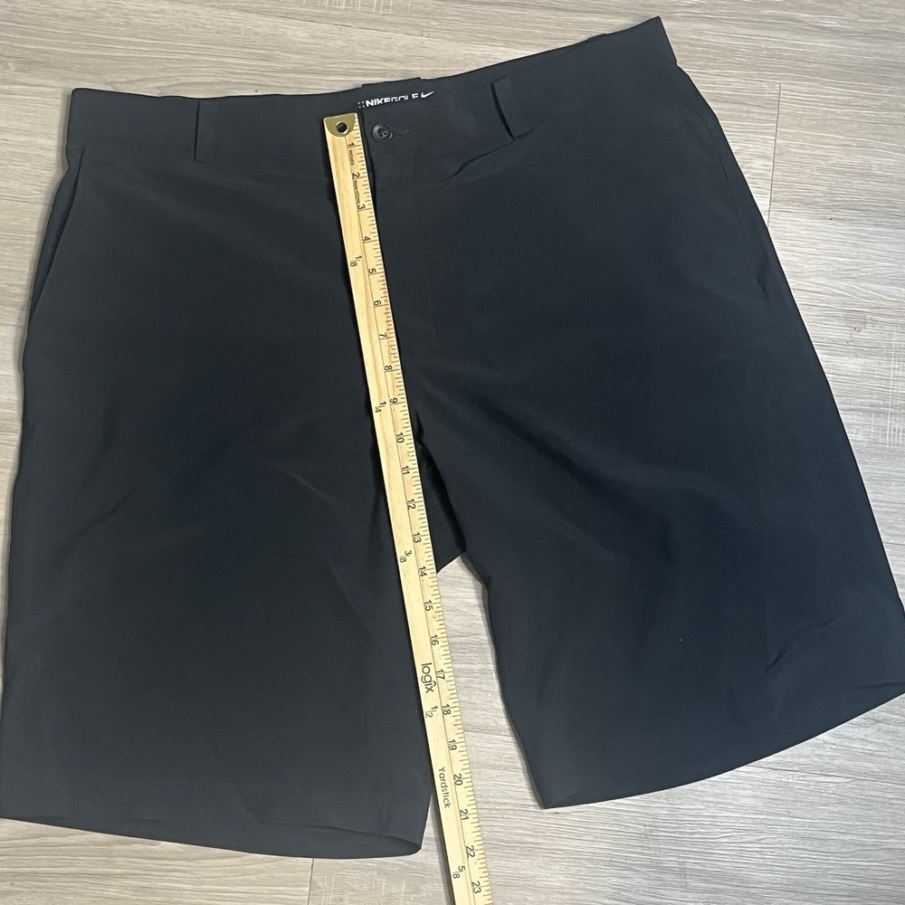 Nike Golf Shorts Mens Size 36 Black Tour Performance Dri Fit Stretch Chino - Picture 5 of 8